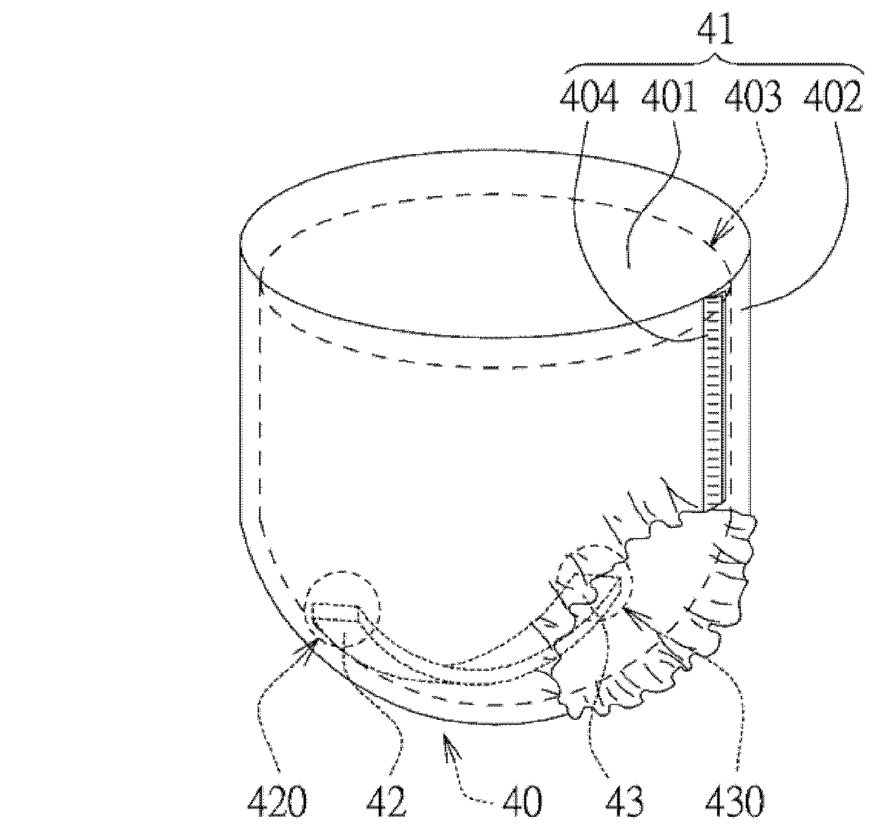 Radio frequency identification tag and diaper, absorber and sensing system using the same