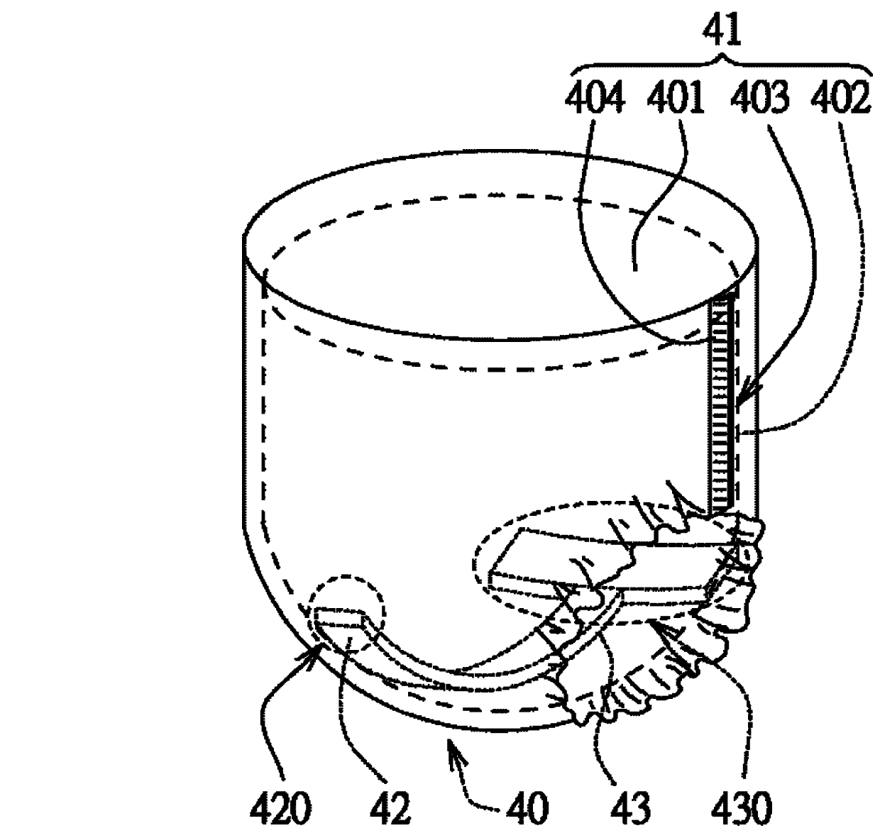 Radio frequency identification tag and diaper, absorber and sensing system using the same