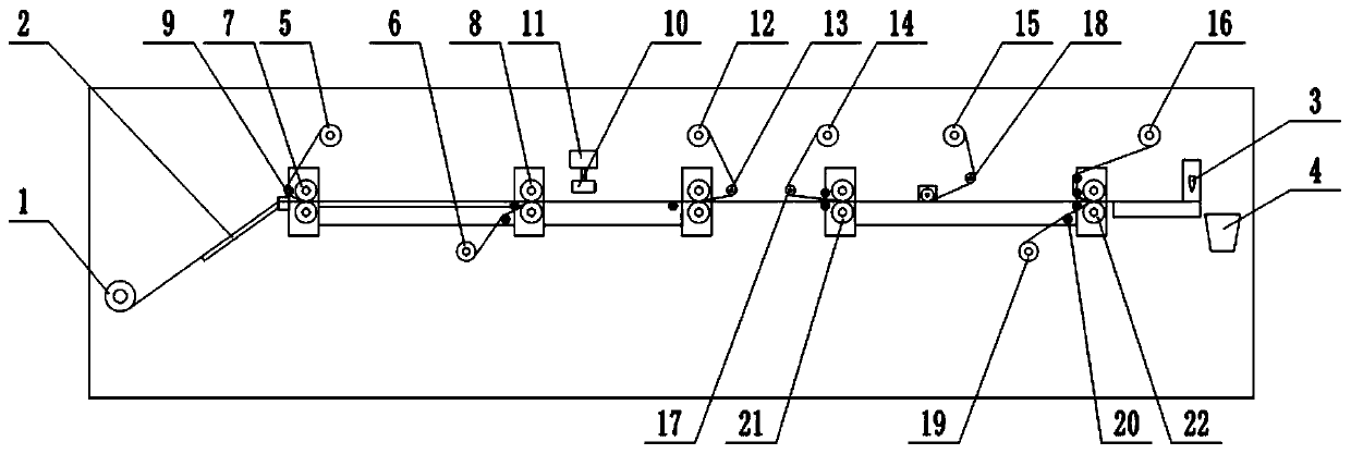 Double-sided adhesive die-cutting manufacturing process