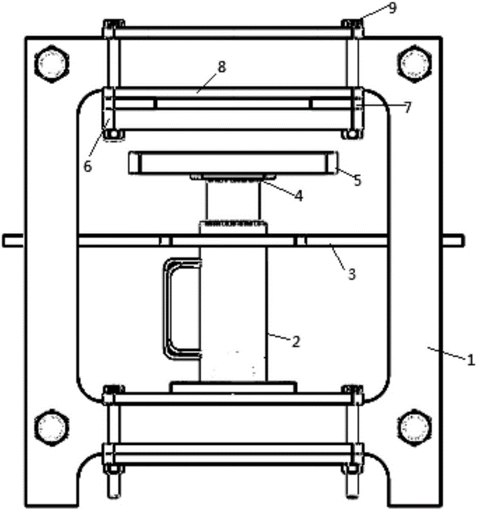 Laminating and heating device for materials