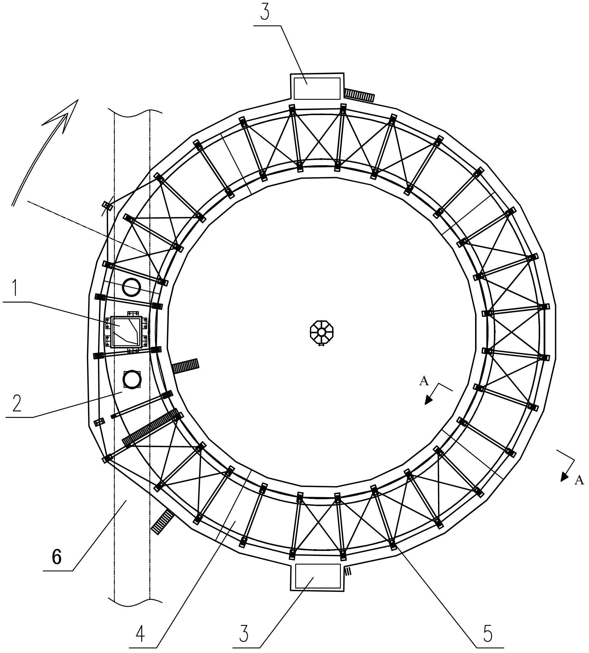 Rail pressing type water seal ring cold machine