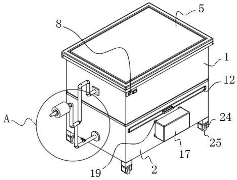 Drainage device for hepatobiliary surgery nursing