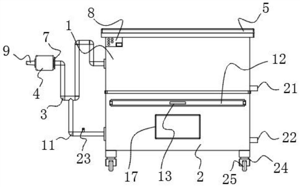 Drainage device for hepatobiliary surgery nursing