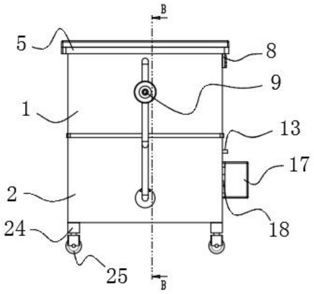 Drainage device for hepatobiliary surgery nursing