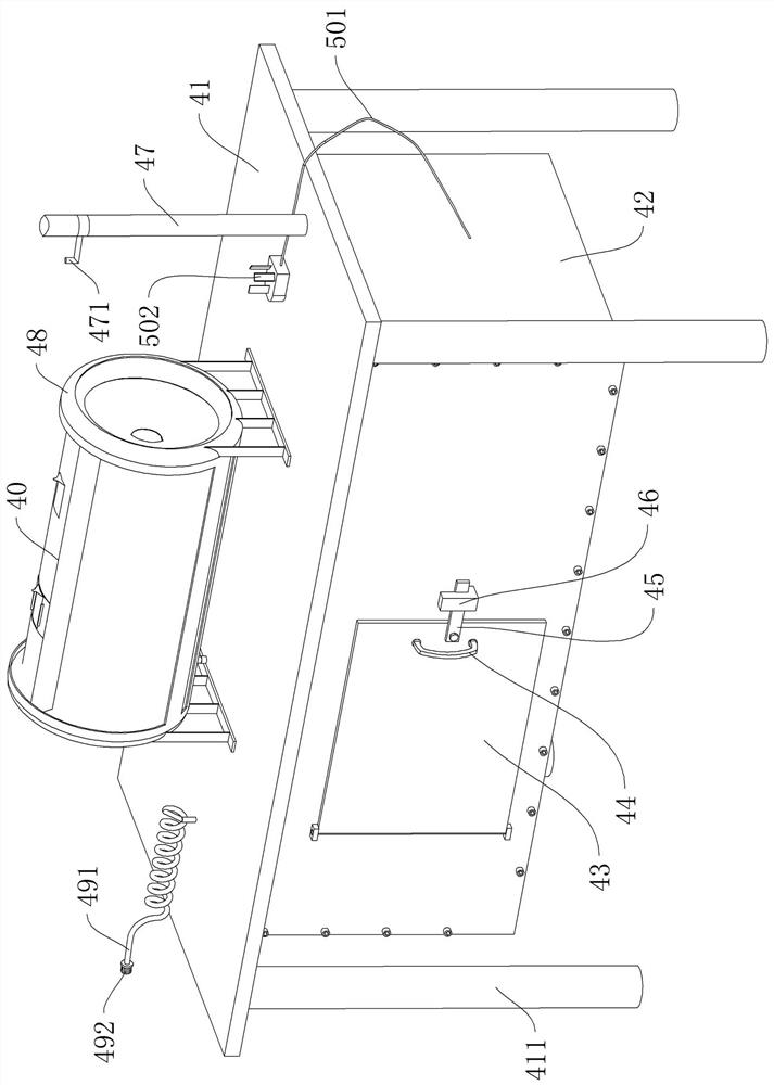 Household peritoneal dialysis auxiliary system and butt-joint method