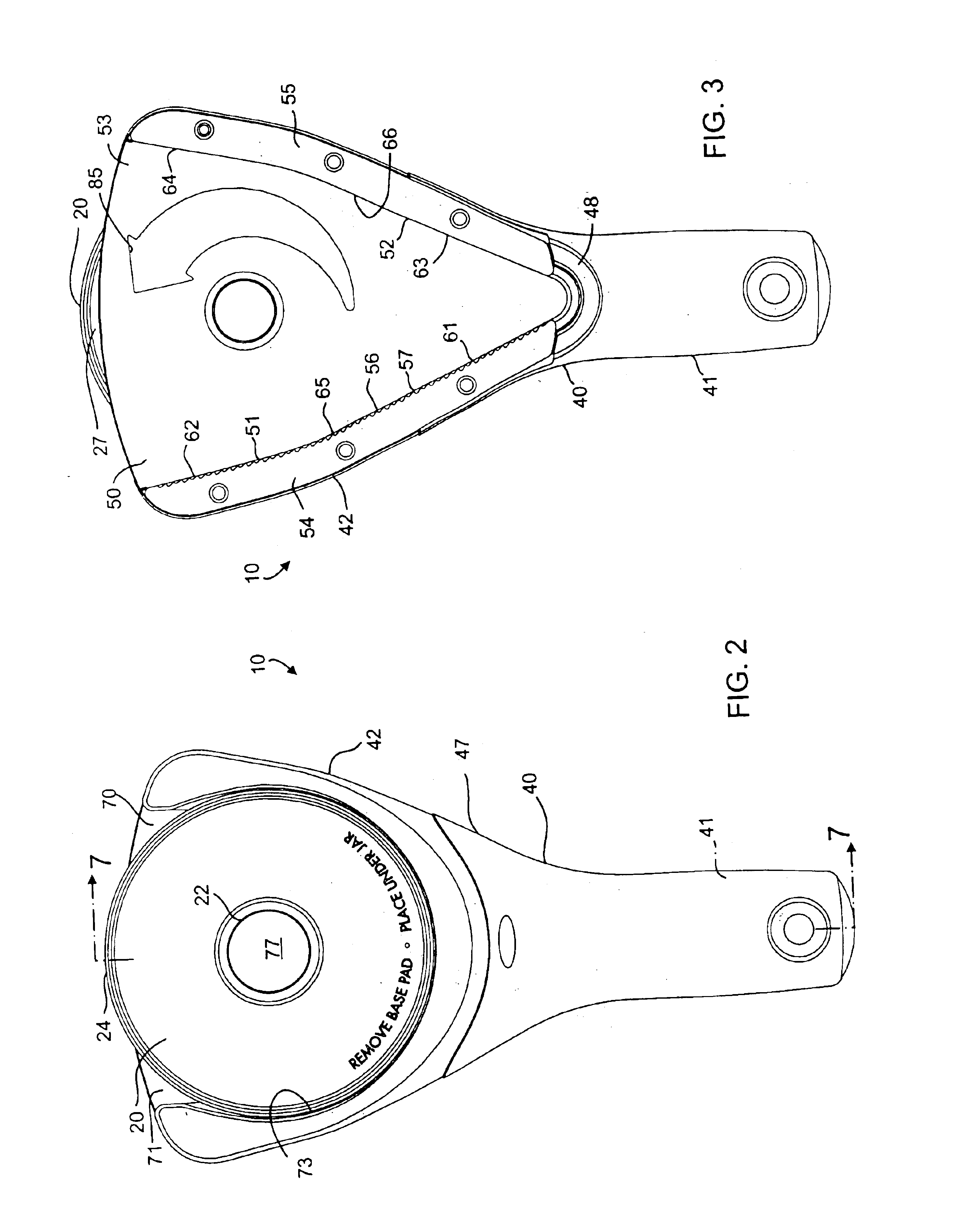 Jar opener assembly