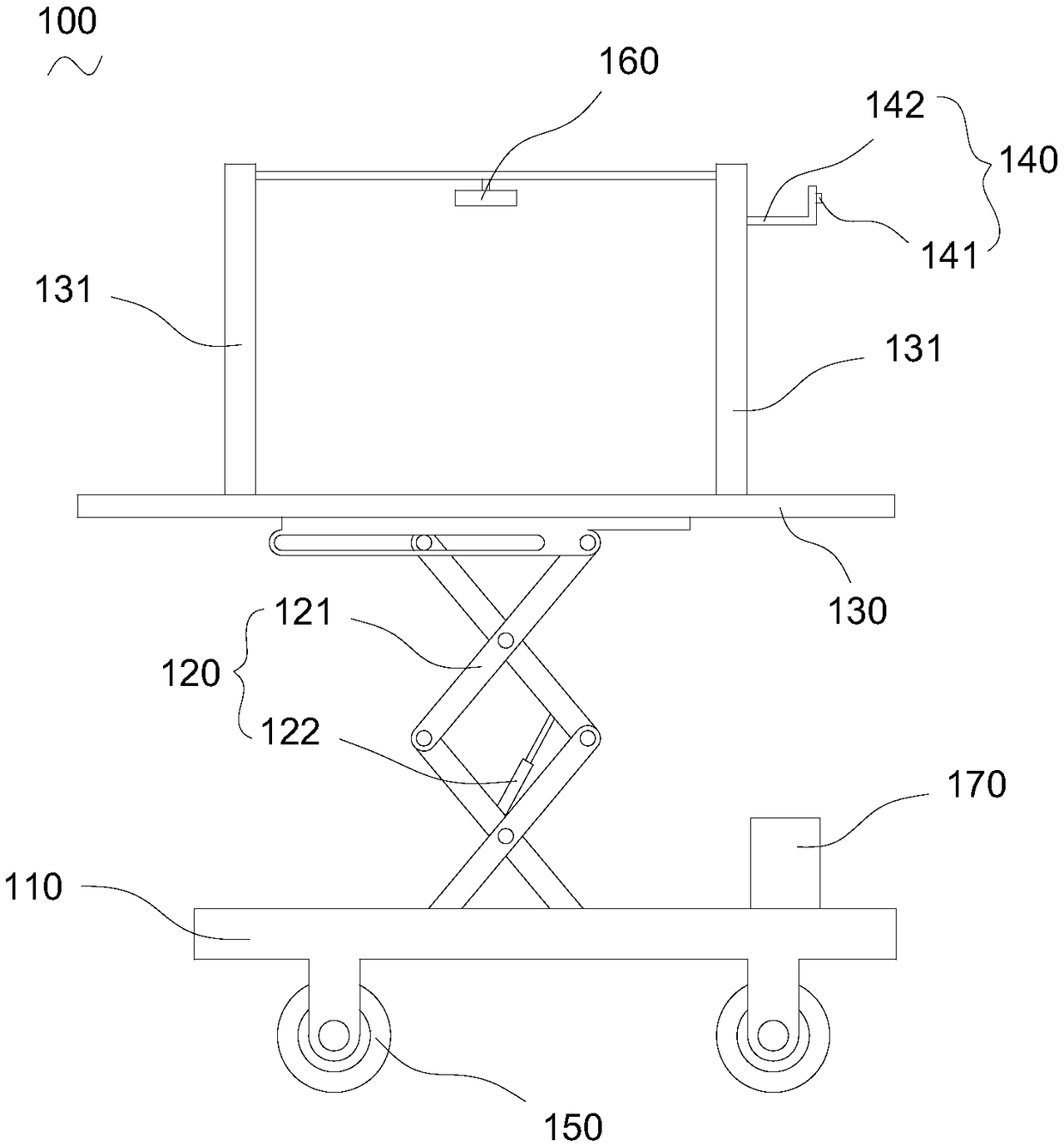 Formwork automatic disassembly and assembly device