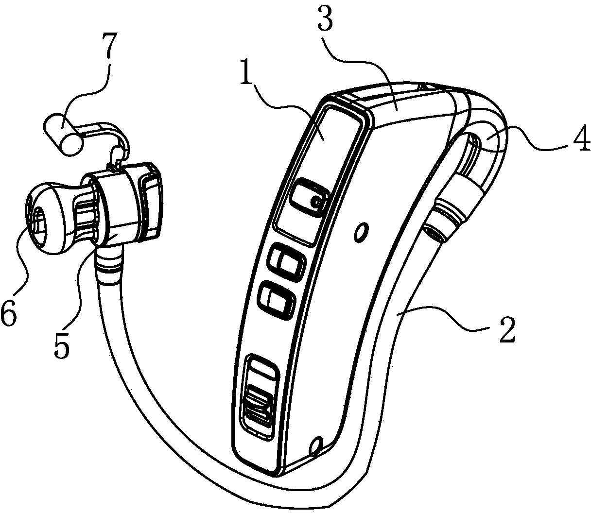 Ear vagus stimulator