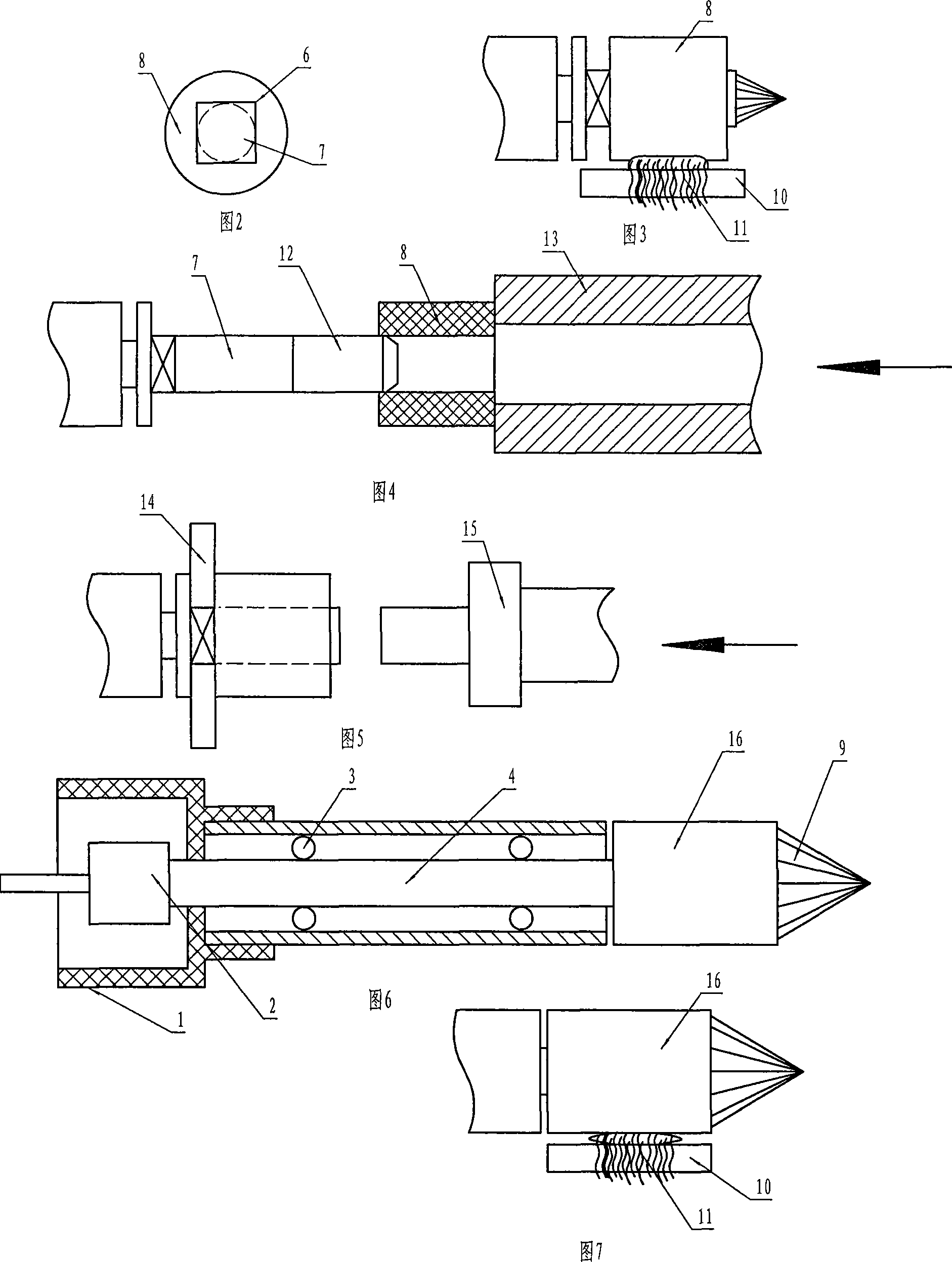 Cotton feeding roller component for rotor spinning machine