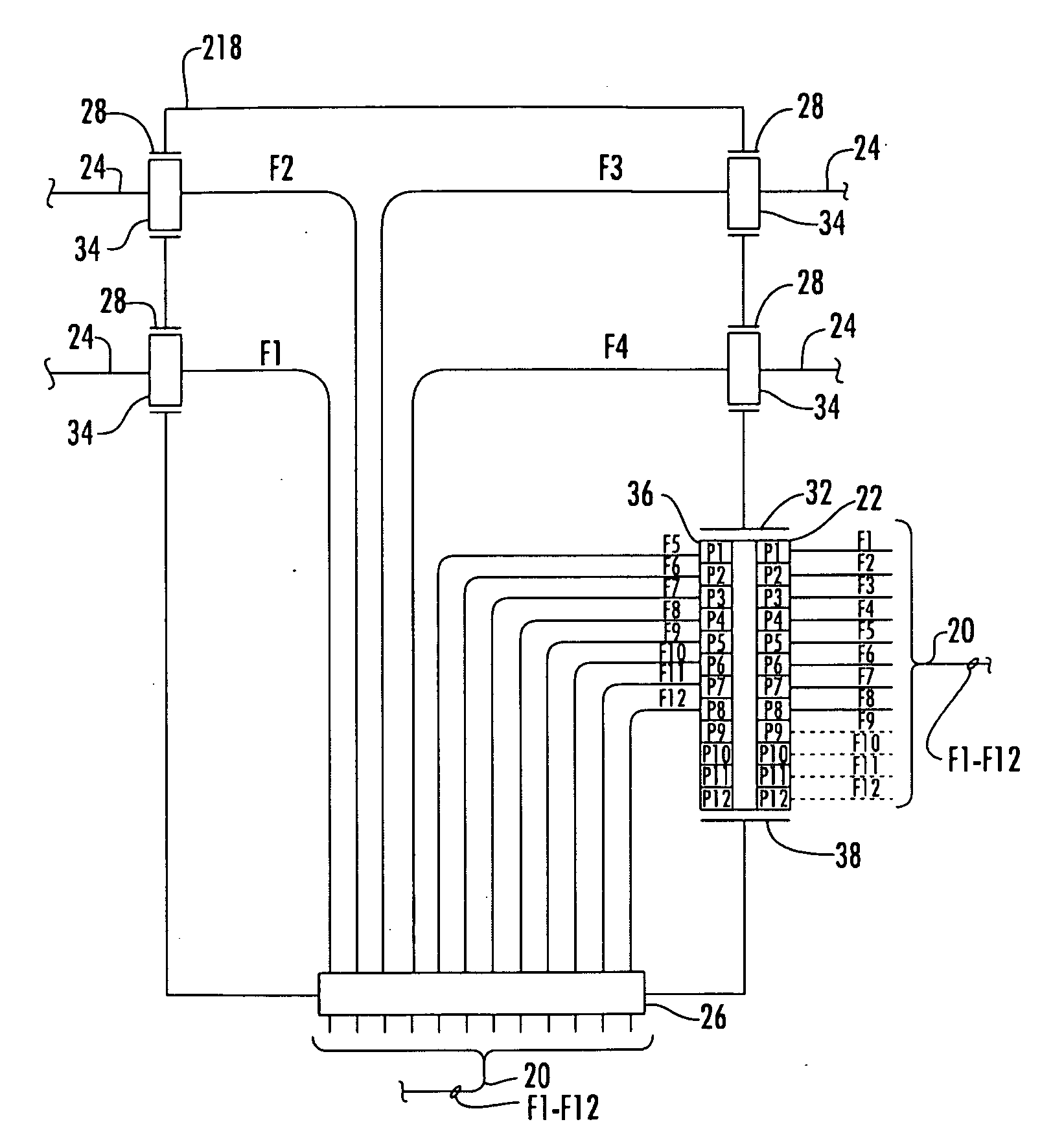 Optical Connection Terminal Having Port Mapping Scheme