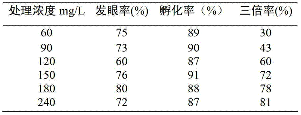 Production method of Oncorhynchus Mykiss triploid fry