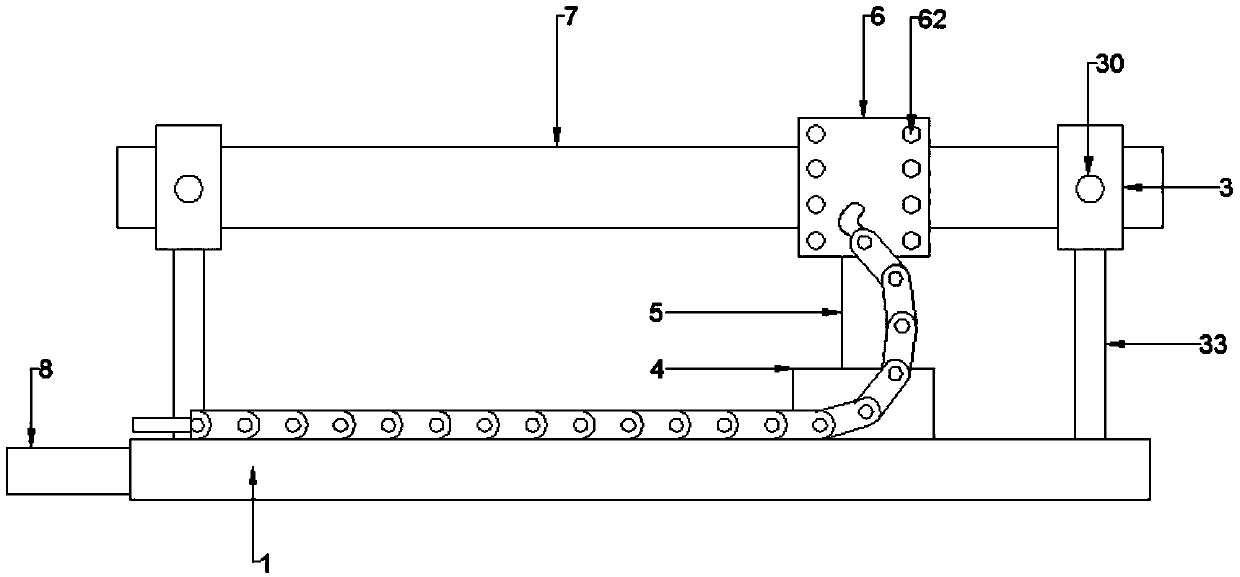 Pipeline outer-wall reciprocating cleaning device