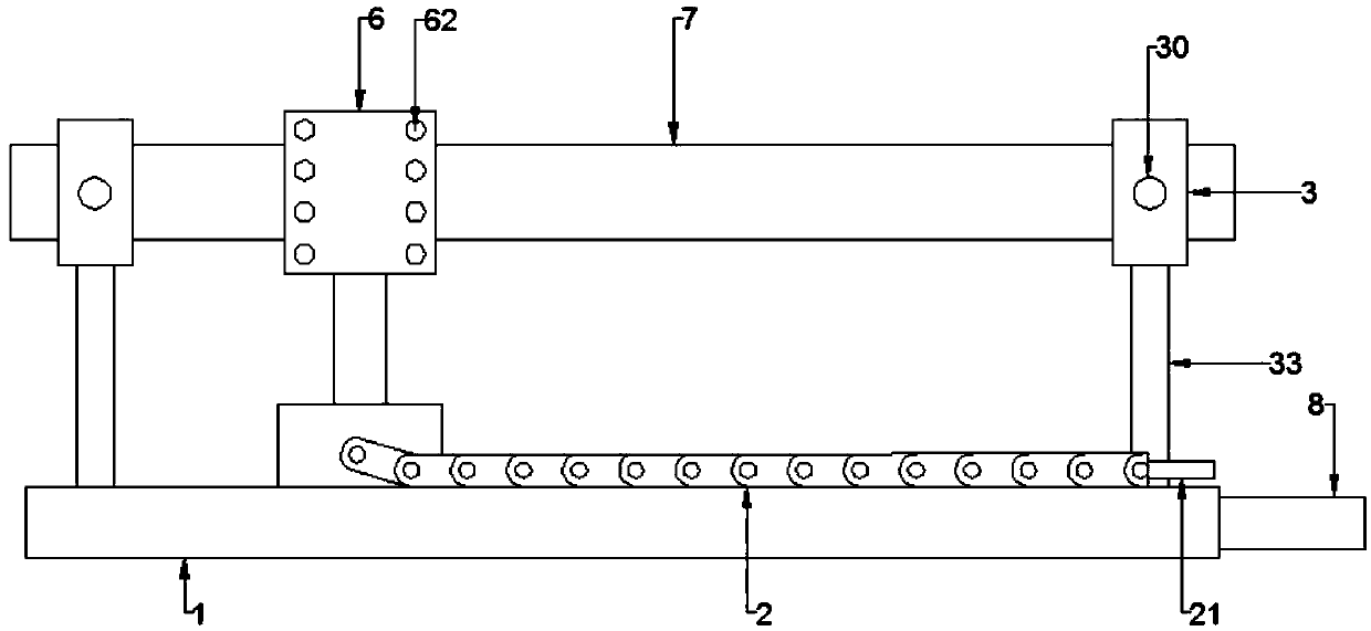 Pipeline outer-wall reciprocating cleaning device