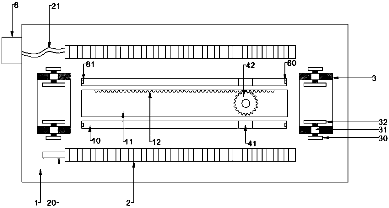 Pipeline outer-wall reciprocating cleaning device