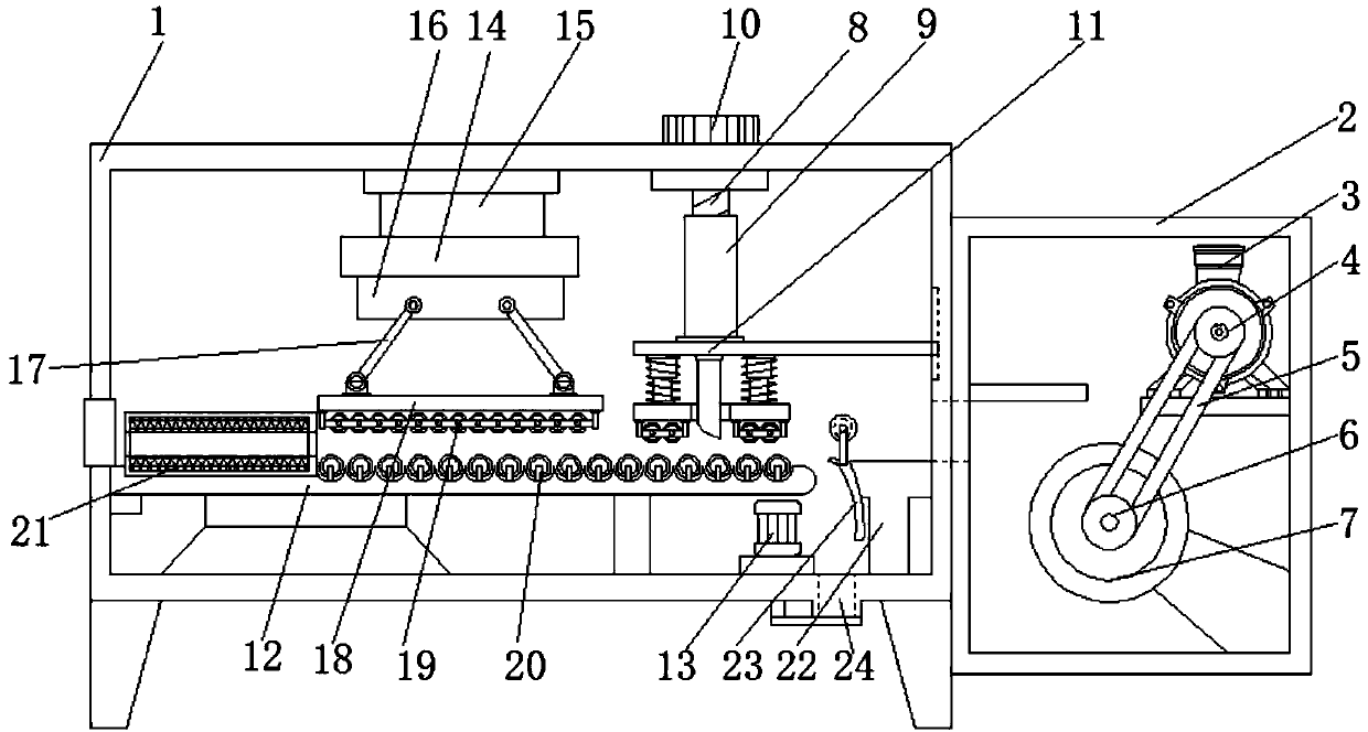 Peeling device for single-core cable