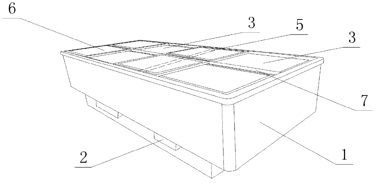 Large-volume refrigerated display cabinet