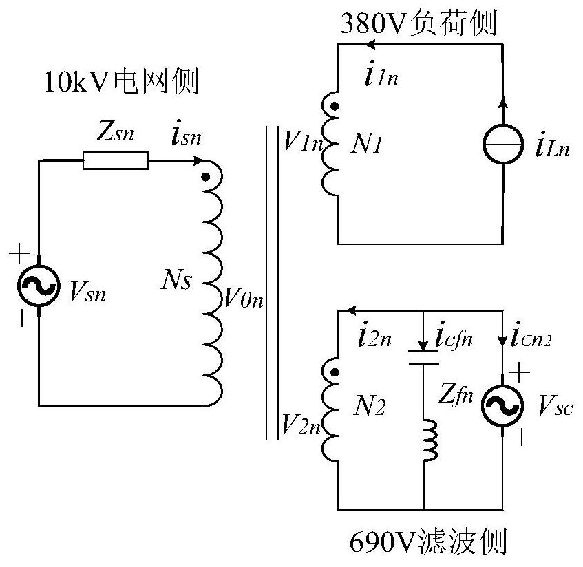 Centralized multi-target electric energy quality treatment device