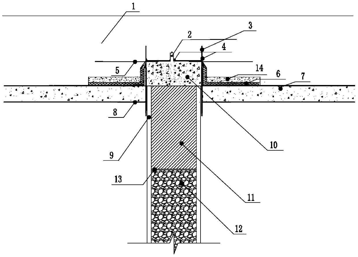 Combined plugging device of high-water-pressure precipitation well and plugging method