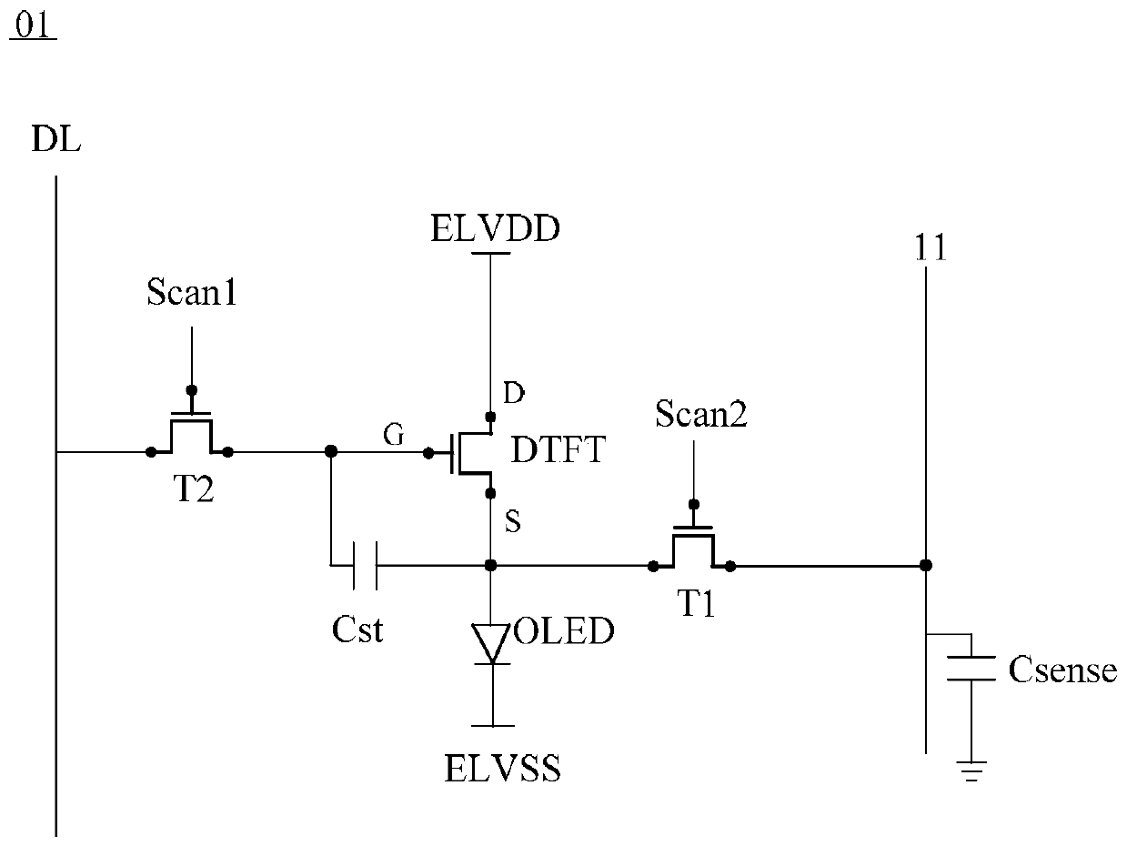 Display panel, display device and control method thereof