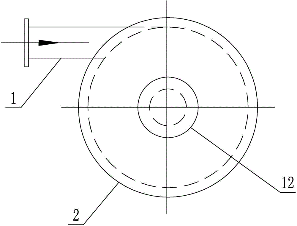 Injection type rotational flow continuous separator