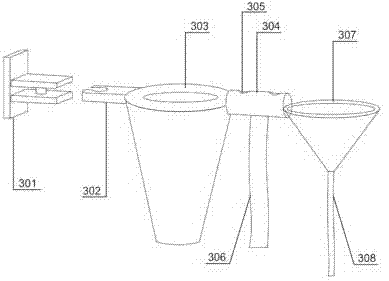 Wall-mounted or fake wall-mounted pedestal pan with two separated basins