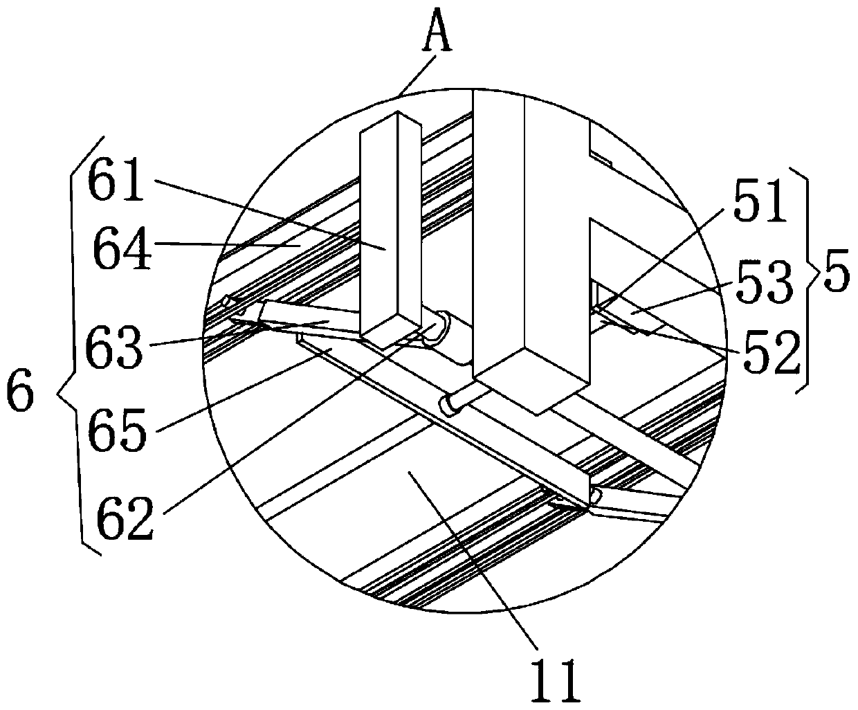 Air passage unblocking device for respiratory support of intensive care medicine