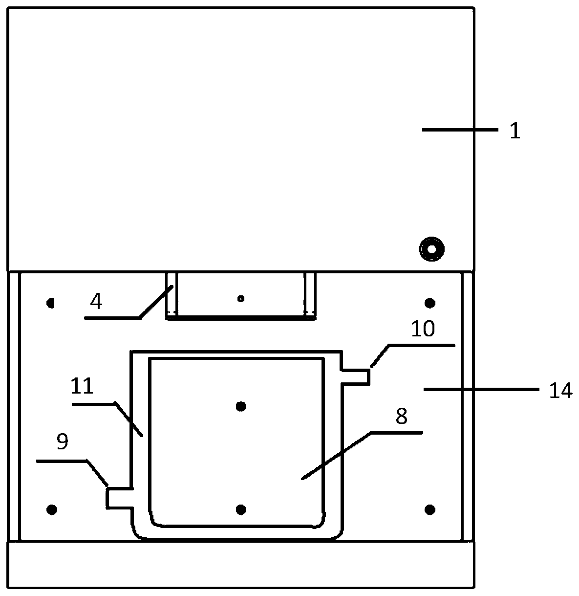 Instrument and method for measuring volume change of battery cell