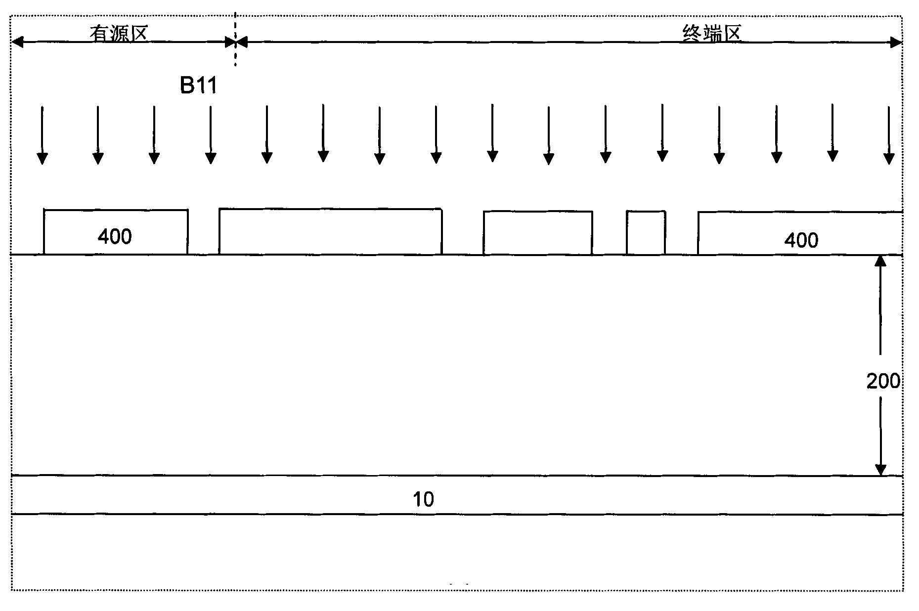 Method of preparing groove grid-control semiconductor power device