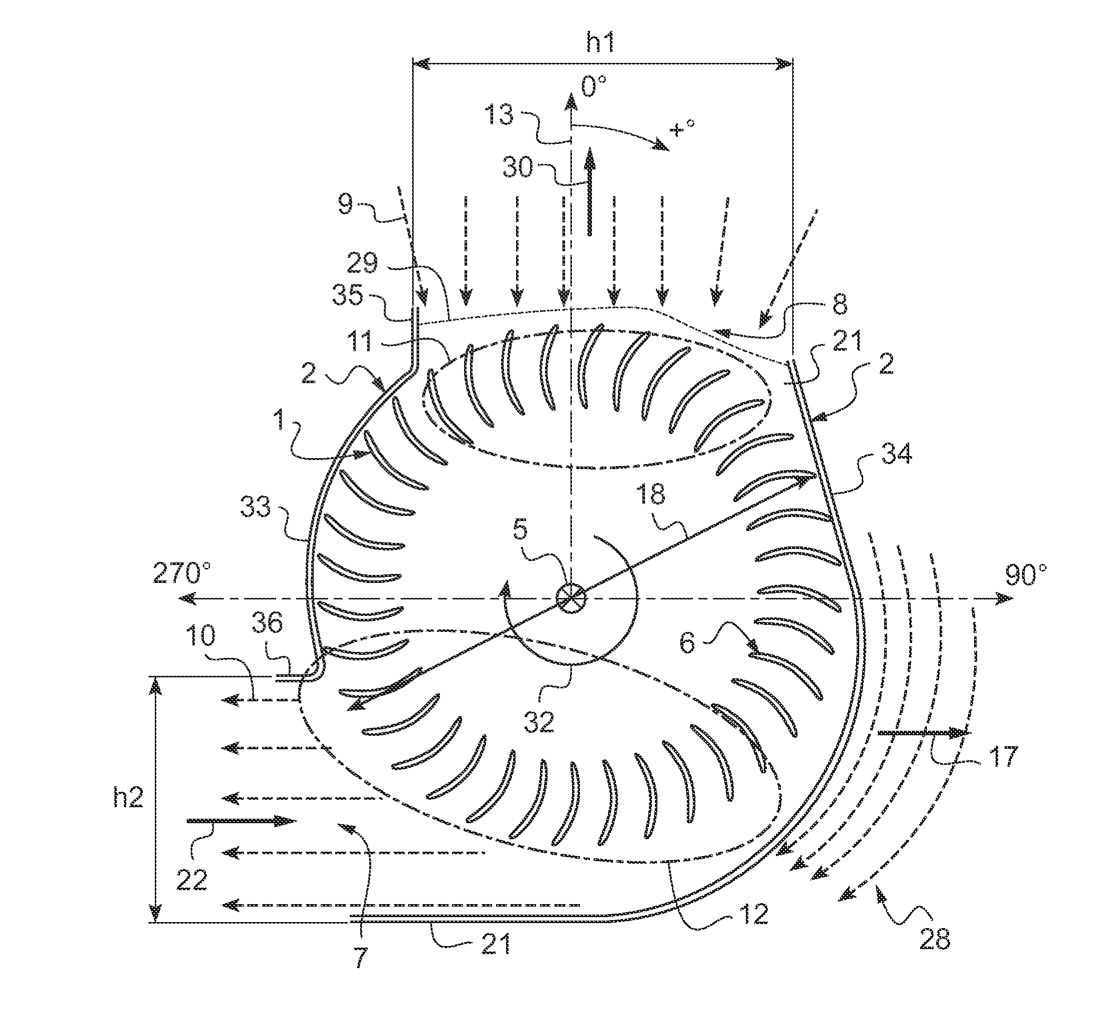 Helicopter with cross-flow fan