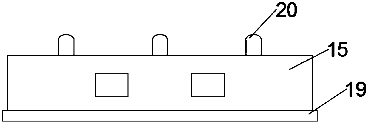 Drying and disinfecting device for production of cosmetic bottles