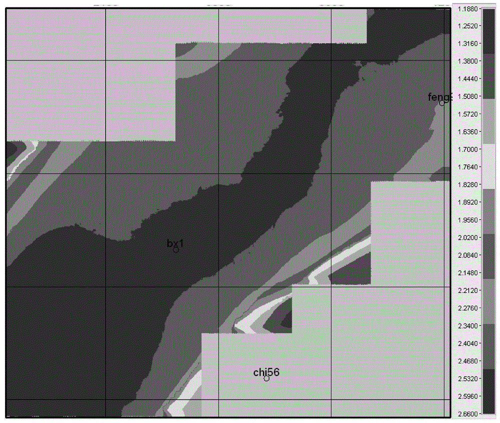 Thin layer thickness prediction method with combination of real drilling wells and virtual wells under rare well condition