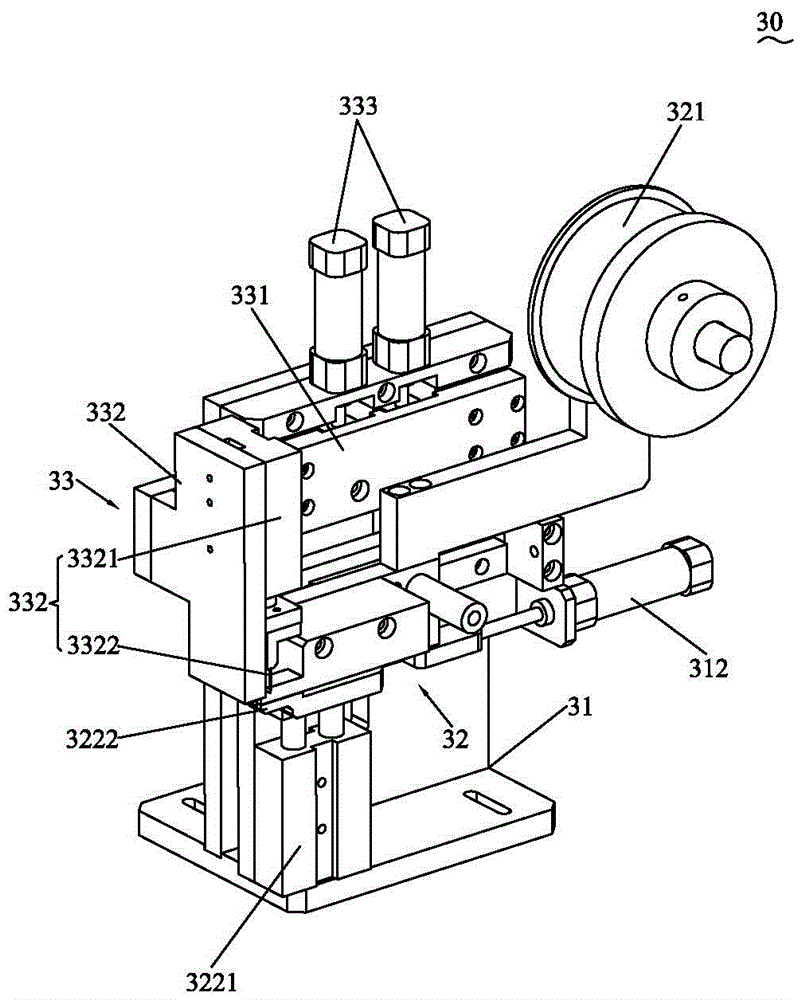 Transformer iron core adhesive tape-adhering and dispensing equipment