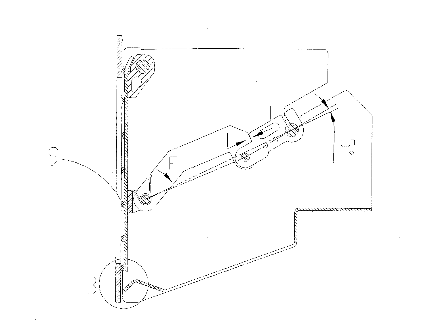 Self-locking type shutter device