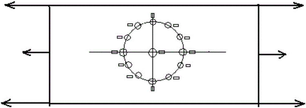 Detecting method for residual stress of steel structure