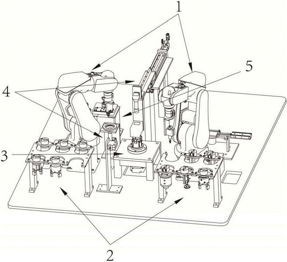 Magnetic steel assembling equipment and magnetic steel assembling method therefor