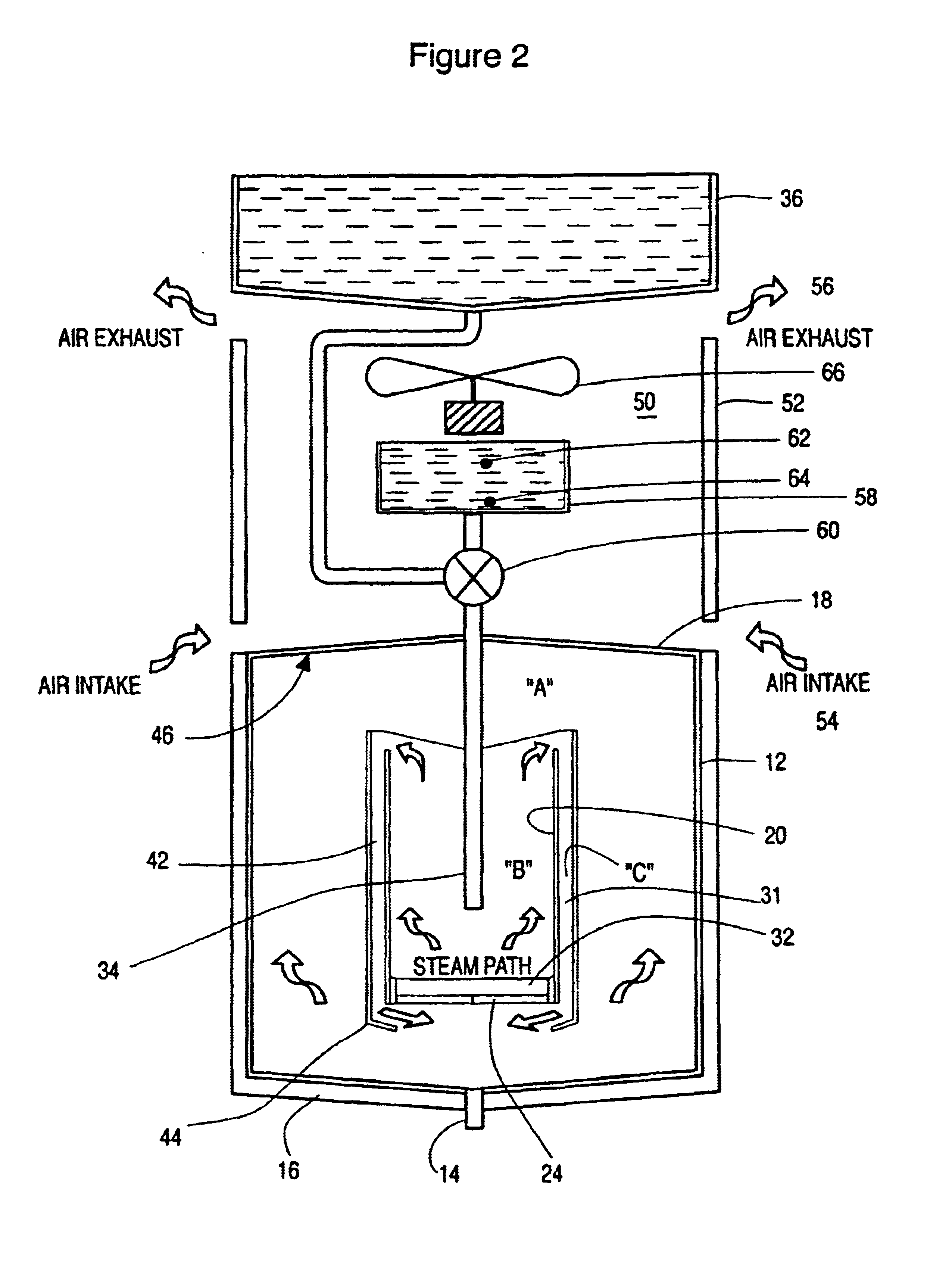 Apparatus and process for purifying a liquid by thermoelectric peltier means