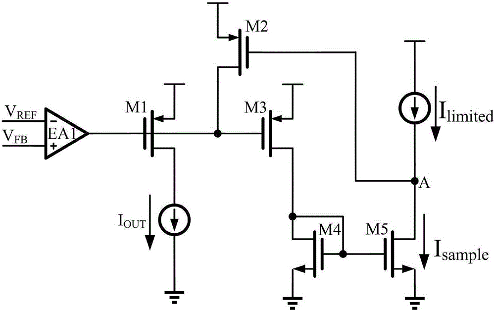 Adjustable current-limiting protection circuit