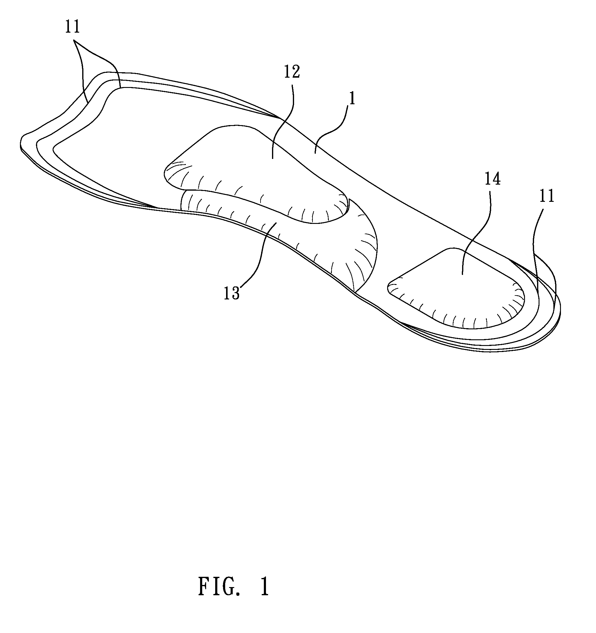 Arch support insole for shoes