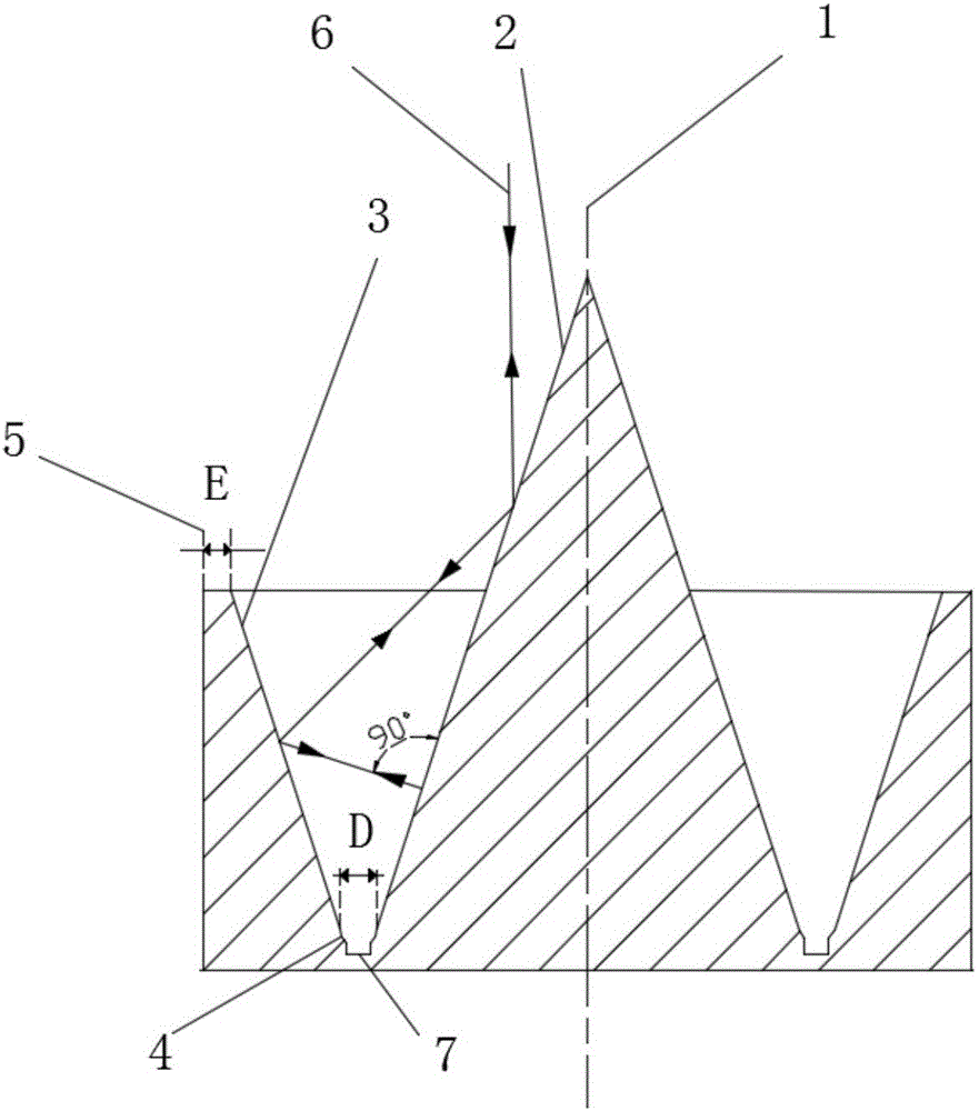 Small-conical-angle W-shaped axicon for angle polarization selection