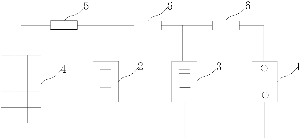 Off-network optical-record power supply electric bus quick charging device and charging method