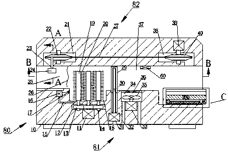 Glass ware cleaning and drying device for medical experiments