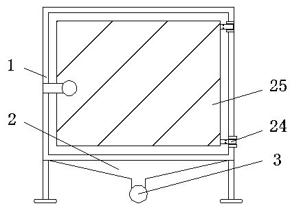 Multi-angle paint spraying device for production of wooden products