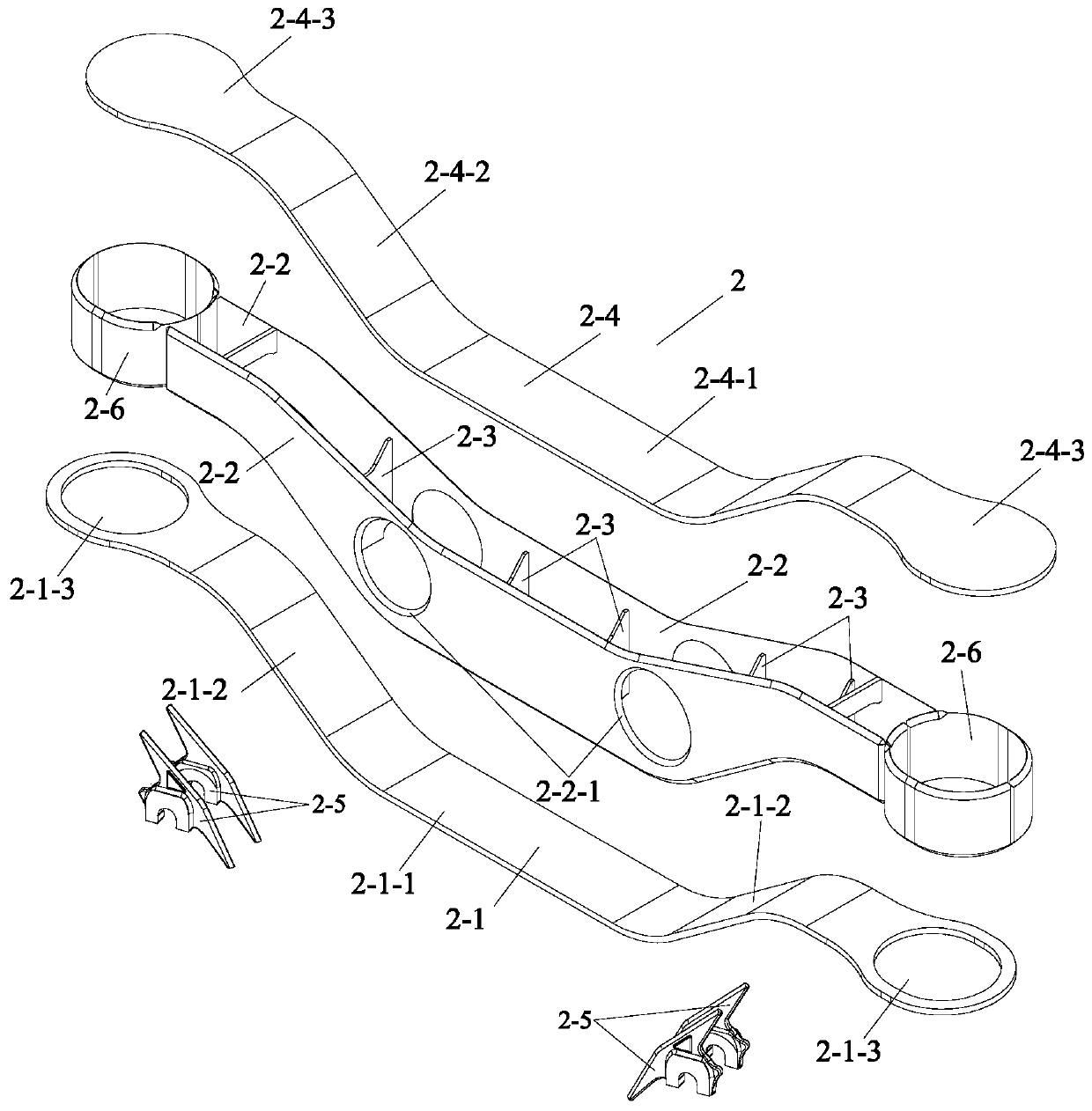 Framework apparatus based on novel damping structure