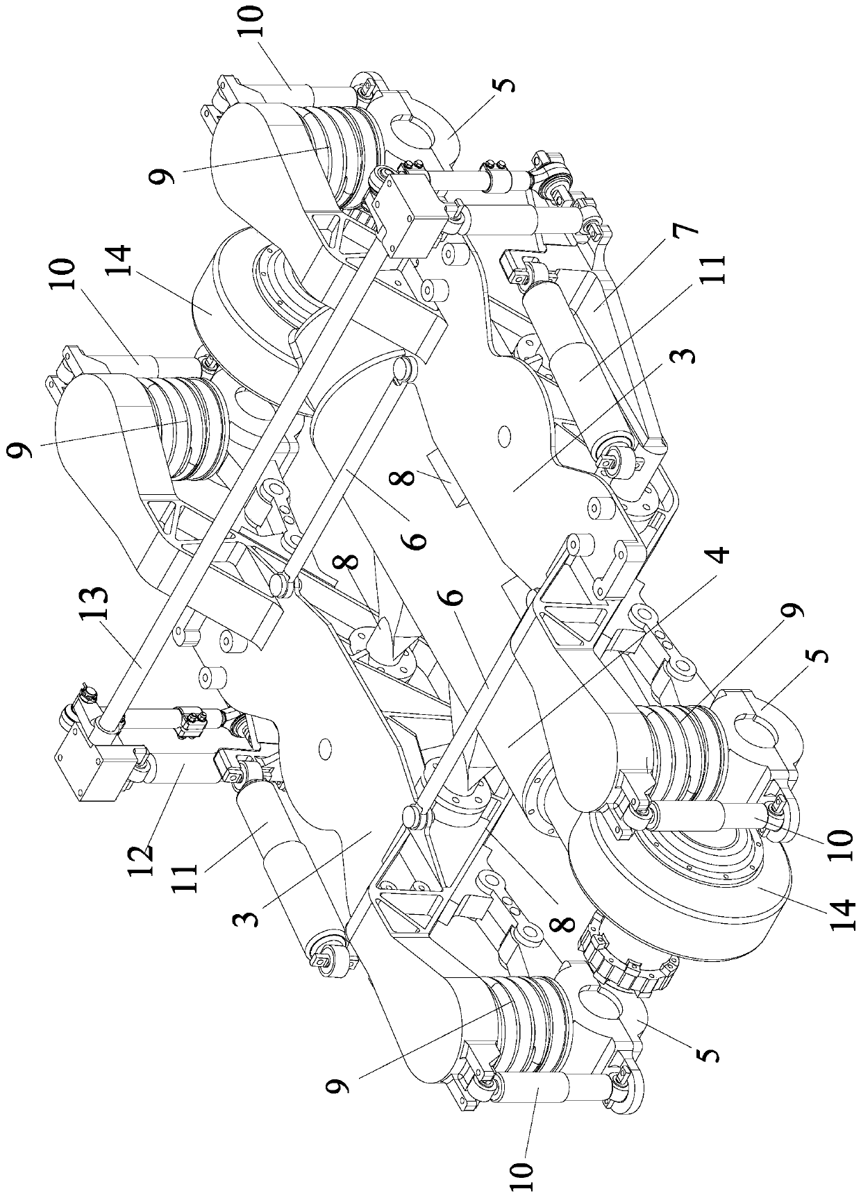 Framework apparatus based on novel damping structure