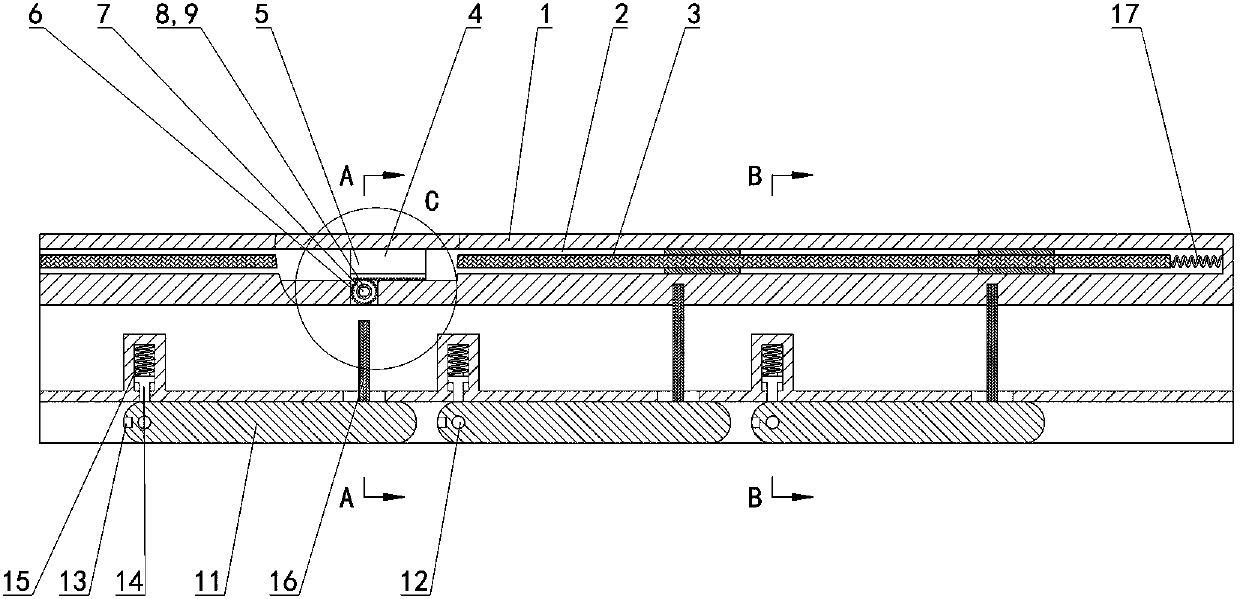 Active protection device for crane arm breaking and falling