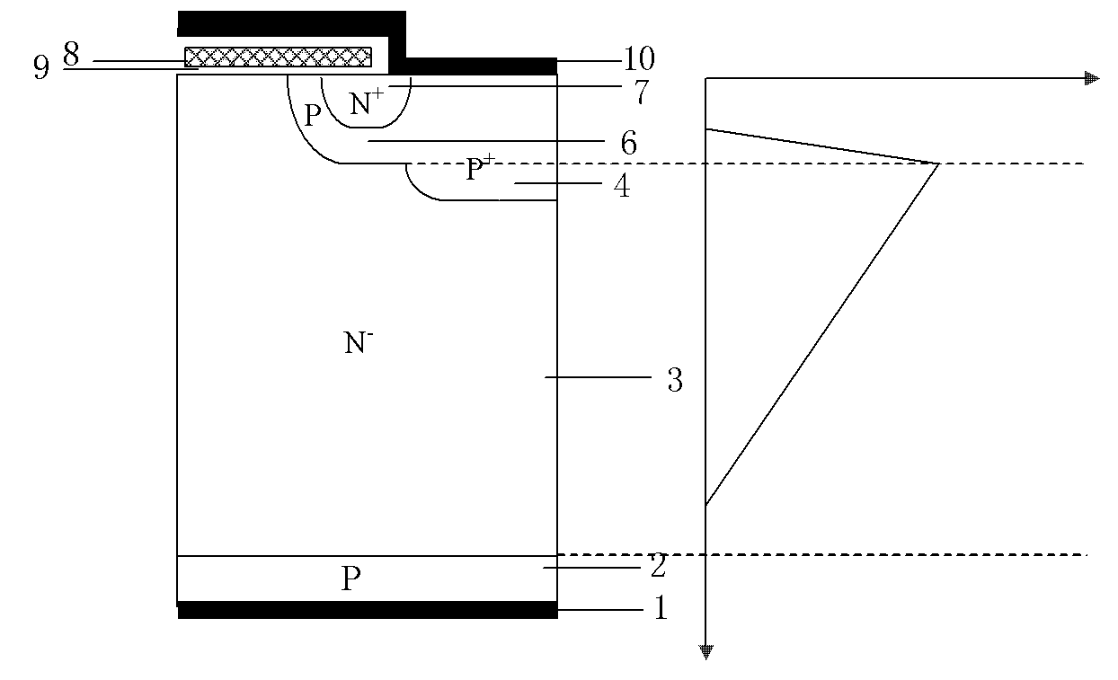 IGBT with current carrier storage layer and additional hole passage