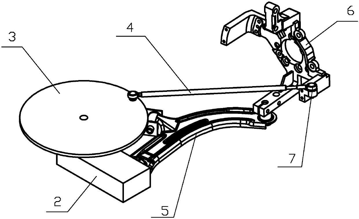 Electric automobile four-wheel independent driving and steering execution mechanism and execution method