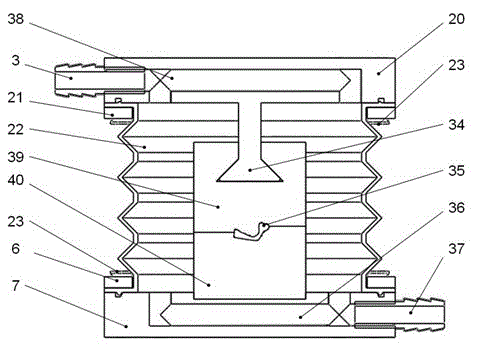 Method and device for constructing human auricular cartilage in vitro