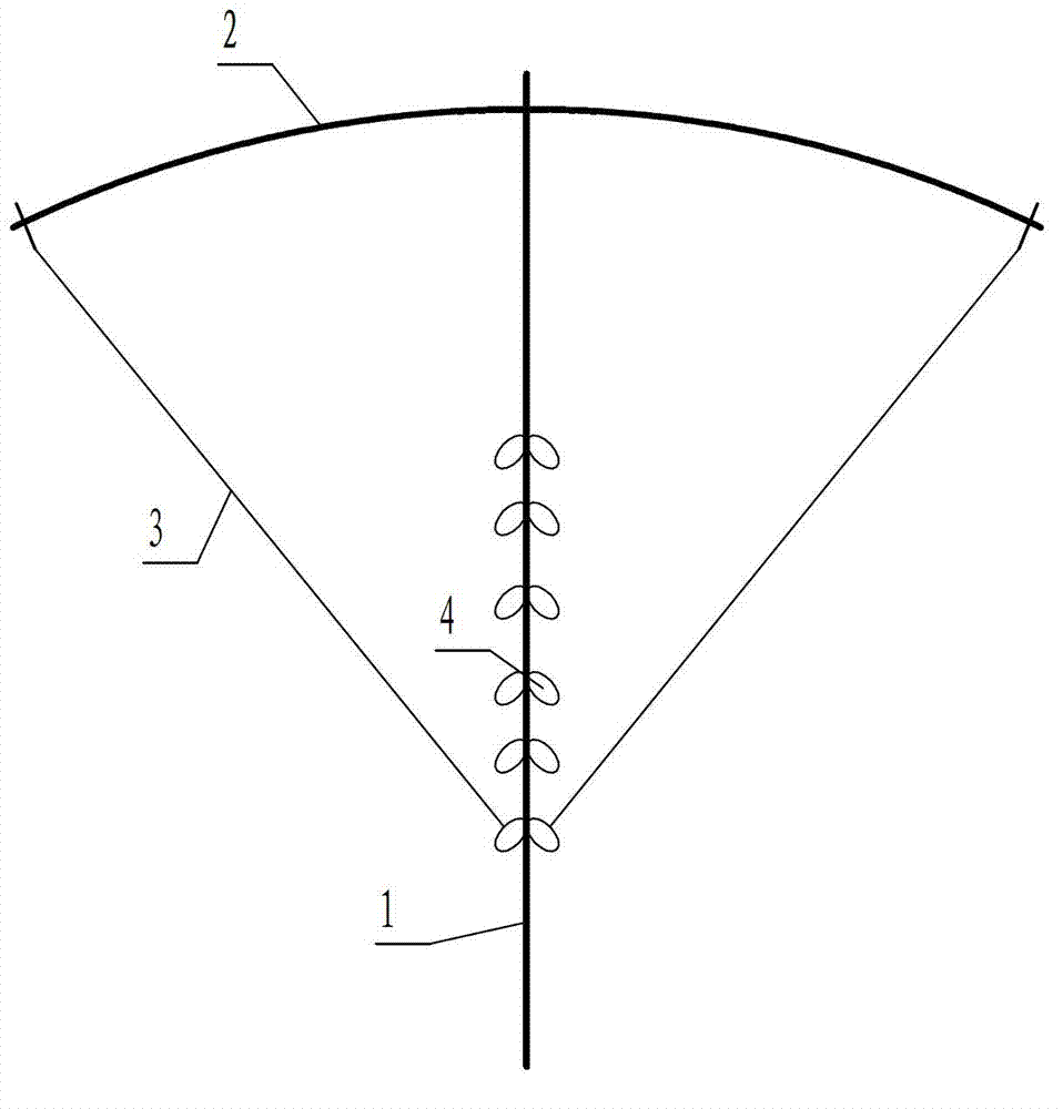 Cable bending radius controller and cable bending method