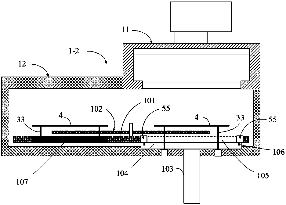 A vacuum lock system and its processing method for substrates